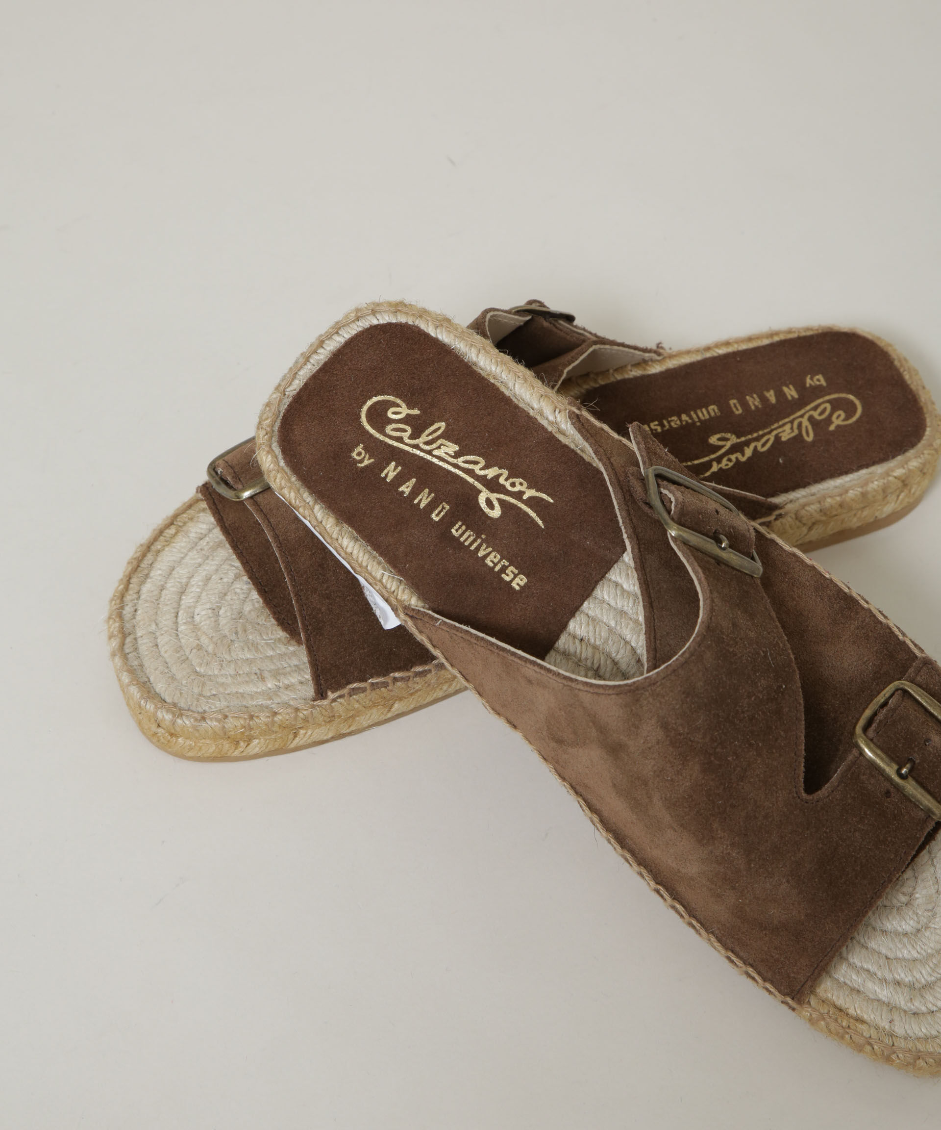 nano･universe「calzanor/別注 スエード サンダル / エスパドリーユ」|サンダル|