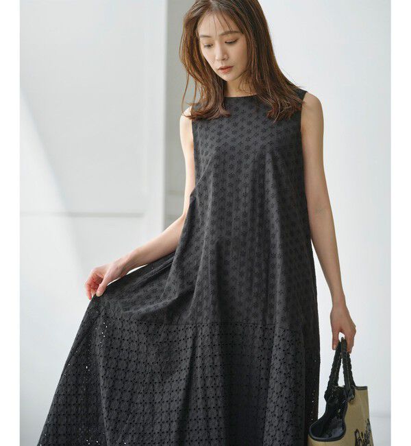 組曲「【WEB限定】エンブロイダリーレース ノースリーブワンピース」|ワンピース|