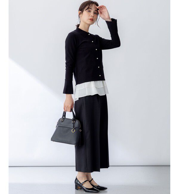 組曲「【ストレッチ・イージーケア】オシャクロス ガウチョパンツ」|その他|