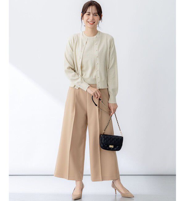 組曲「【ストレッチ・イージーケア】オシャクロス ガウチョパンツ」|その他|