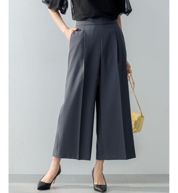 組曲「【ストレッチ・イージーケア】オシャクロス ガウチョパンツ」|その他|