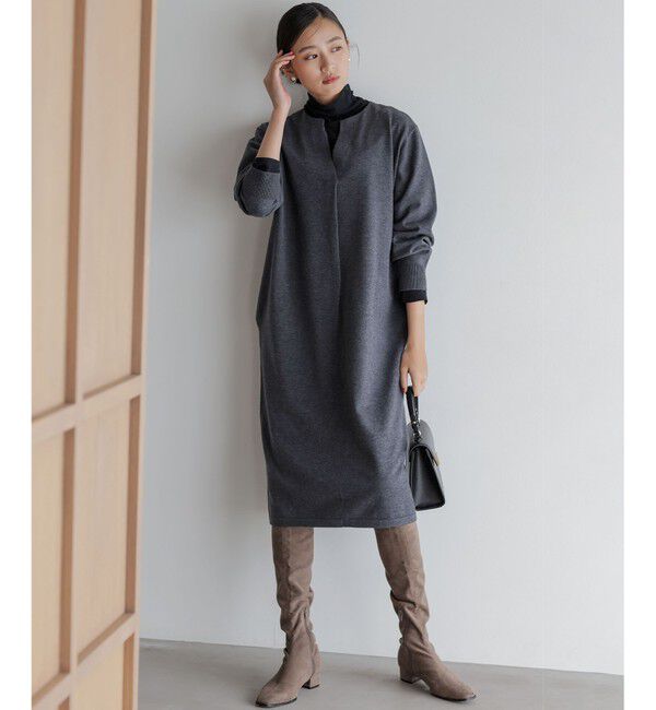 組曲「キーネックニット ワンピース」|ワンピース|