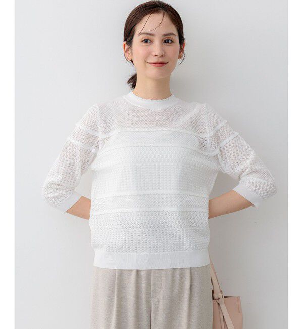 組曲「プティスカラレーシー ニット」|ニット・セーター|ホワイト系