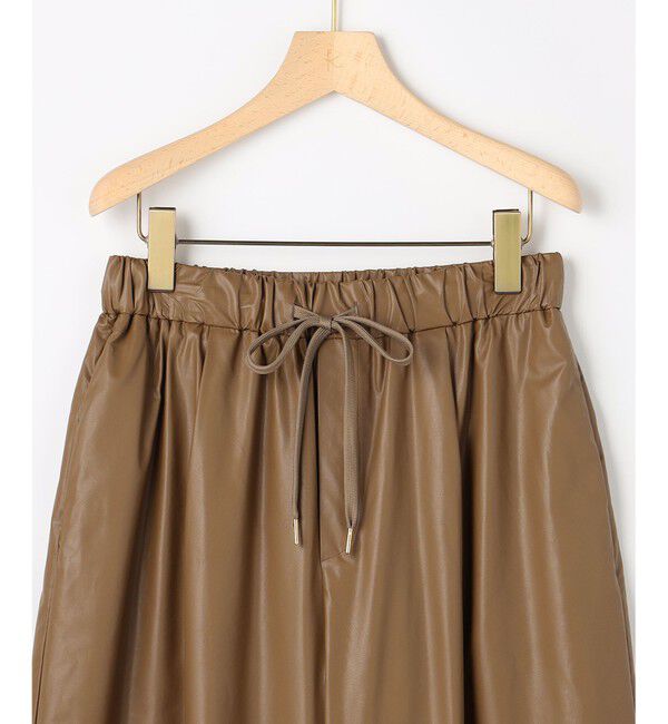 組曲「レザーライク  クロップド ドロストワイドパンツ」|その他|