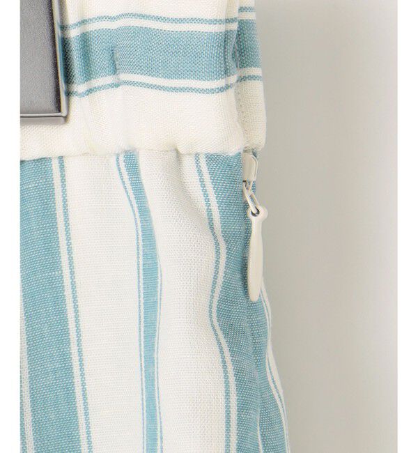 自由区「【洗える】テンセルリネン スカート」|スカート|