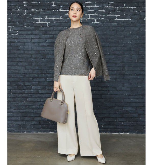 自由区「【セットアップ対応・洗える】トリアセダブルクロス ワイドパンツ」|その他|