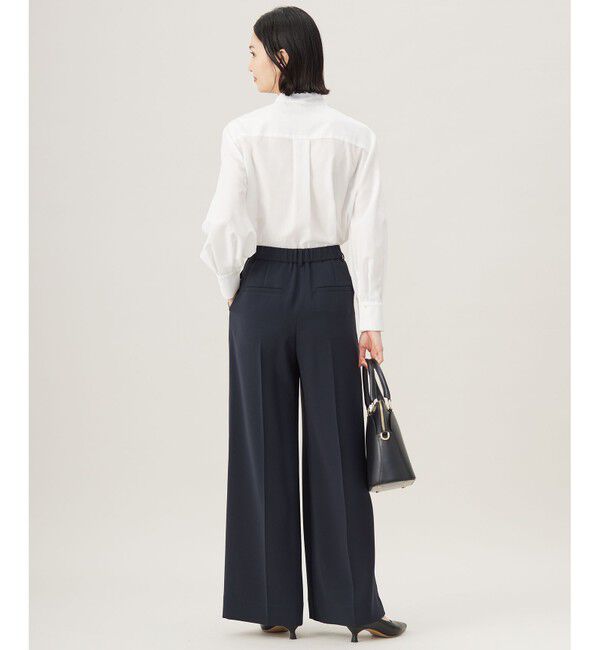 自由区「【セットアップ対応・洗える】トリアセダブルクロス ワイドパンツ」|その他|