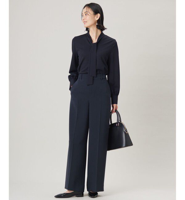 自由区「【セットアップ対応・洗える】トリアセダブルクロス ワイドパンツ」|その他|