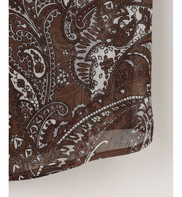 自由区「ペイズリープリントボウタイ ブラウス」|シャツ・ブラウス|