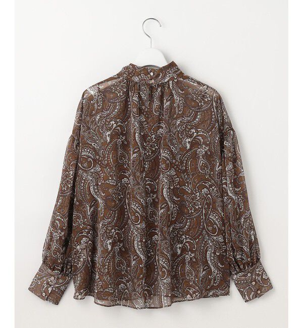 自由区「ペイズリープリントボウタイ ブラウス」|シャツ・ブラウス|