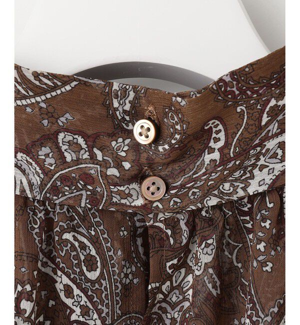 自由区「ペイズリープリントボウタイ ブラウス」|シャツ・ブラウス|