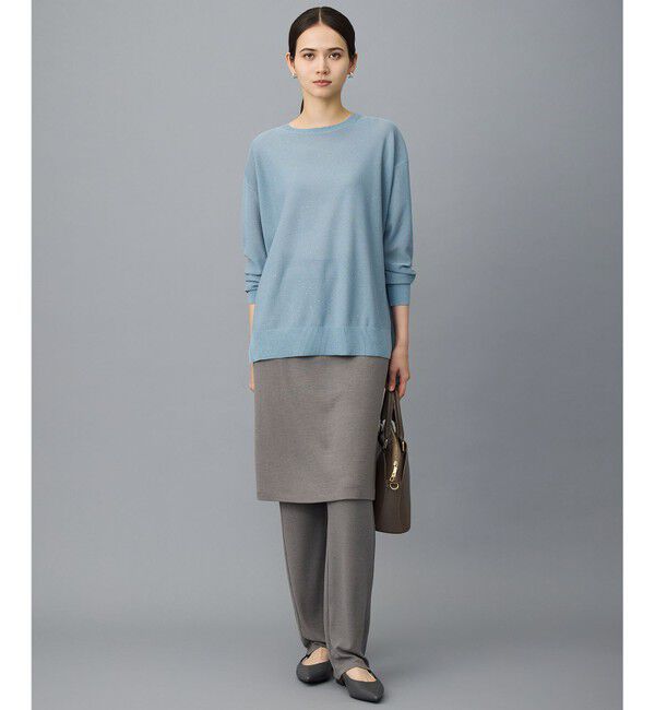 自由区「【カタログ掲載】ファインゲージスパングルプルオーバー ニット」|ニット・セーター|