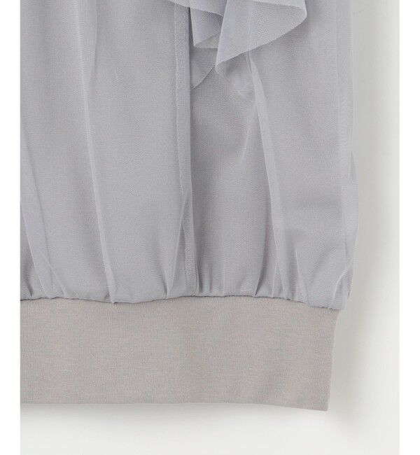 any SiS「【洗える】ラッフルチュール プルオーバー」|Tシャツ・カットソー|