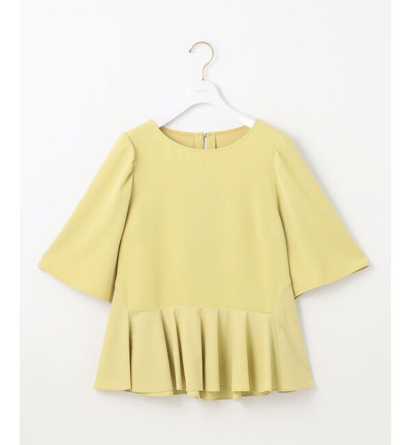 ANY SIS「【撥水・接触冷感・UVカット】コンフォートイージーペプラム  ブラウス」|シャツ・ブラウス|