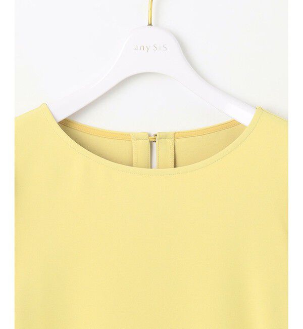 ANY SIS「【撥水・接触冷感・UVカット】コンフォートイージーペプラム  ブラウス」|シャツ・ブラウス|