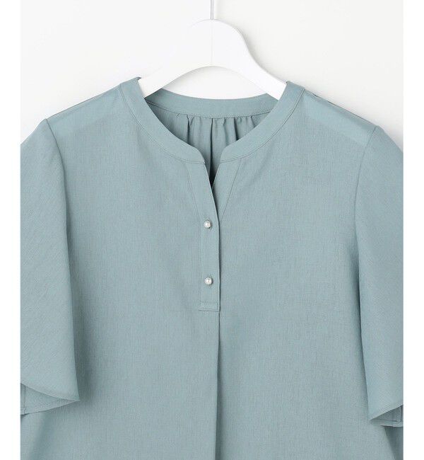 ANY SIS「スムージーポリエステル スキッパー ブラウス」|シャツ・ブラウス|