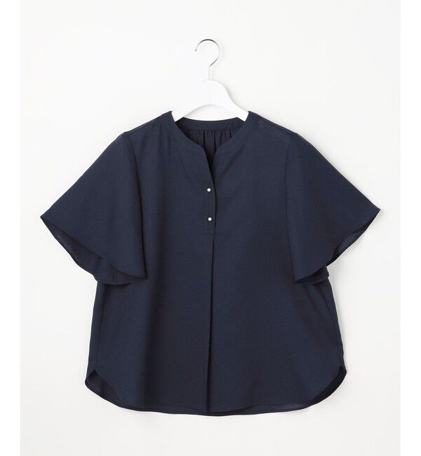 ANY SIS「スムージーポリエステル スキッパー ブラウス」|シャツ・ブラウス|