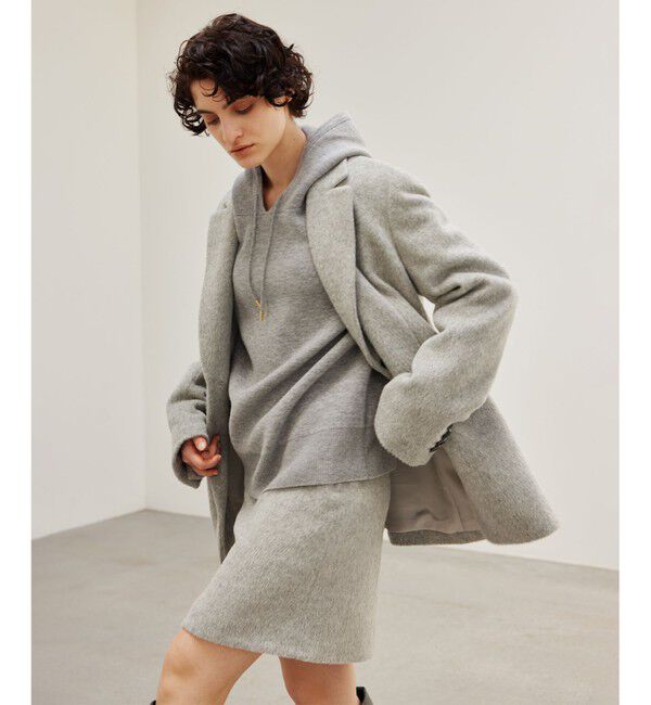 BEIGE,「COURCETTE / ウールニットパーカー」|ニット・セーター|