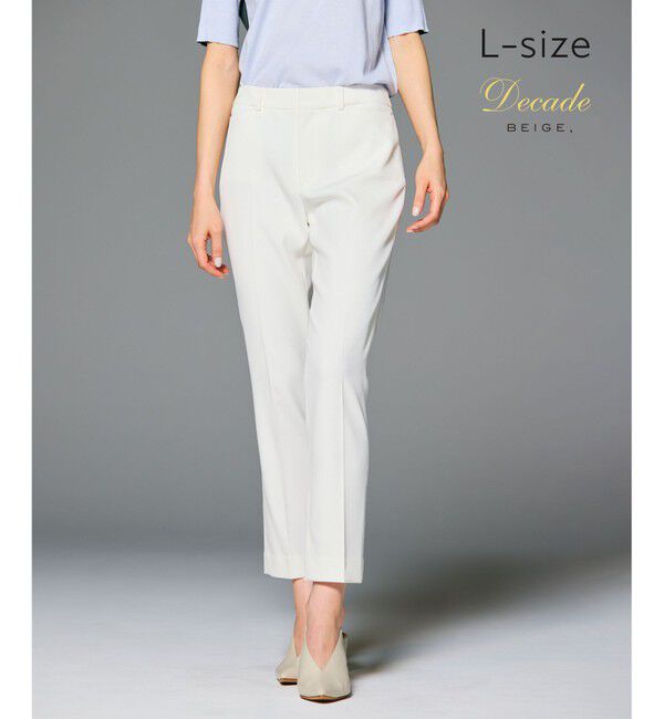 BEIGE,「【L-size・セットアップ対応】LUIZA / クロップドパンツ」|その他|White