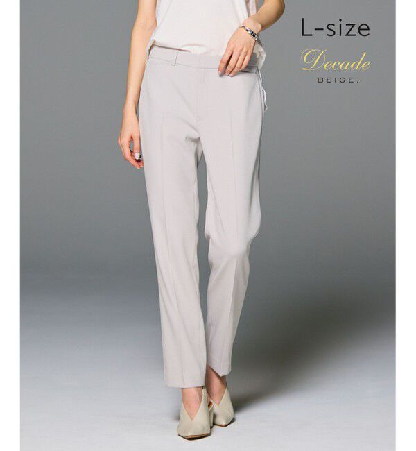 BEIGE,「【L-size・セットアップ対応】LUIZA / クロップドパンツ」|その他|L.Gray