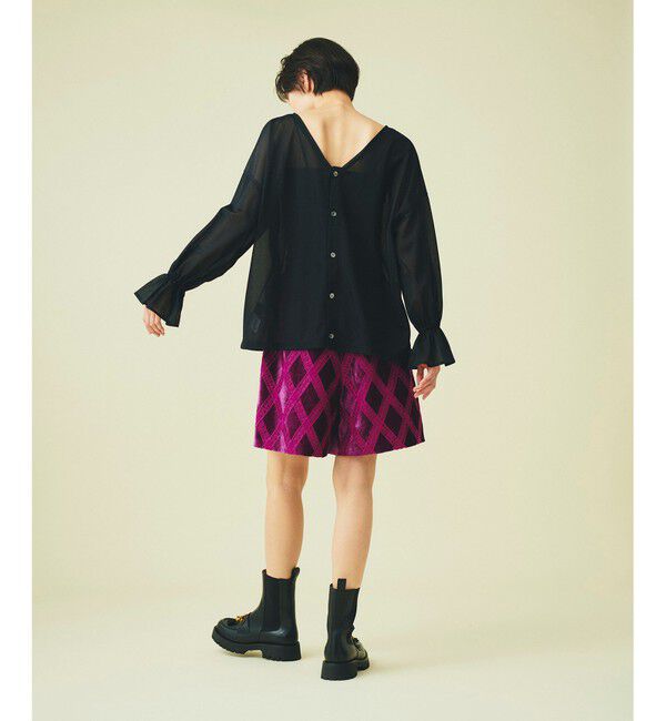 GRACE CONTINENTAL「ベロアレースショートパンツ」|その他|