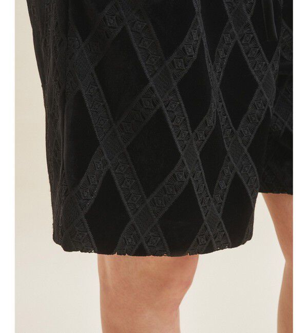 GRACE CONTINENTAL「ベロアレースショートパンツ」|その他|