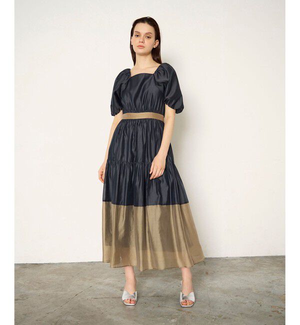 Diagram「ボレロセットティアードワンピース」|ワンピース|グレー