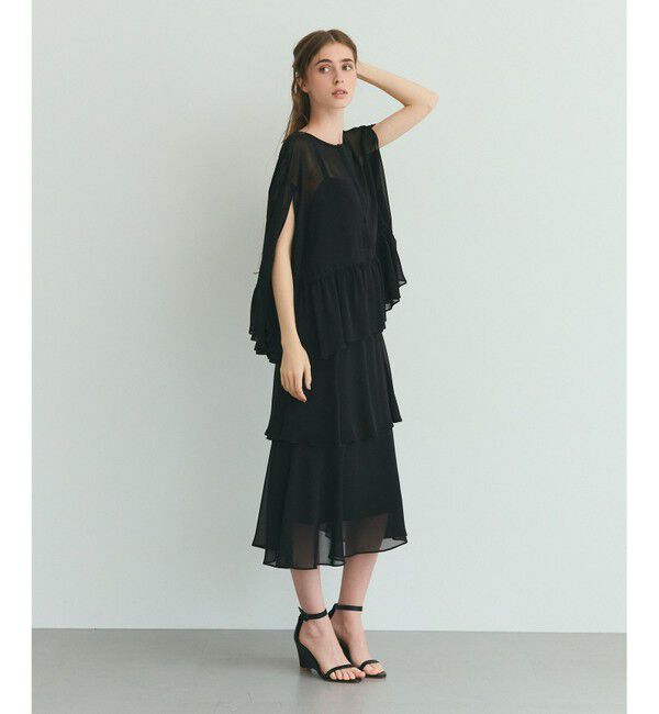 Grace Class「シフォンフリルポンチョ」|その他|