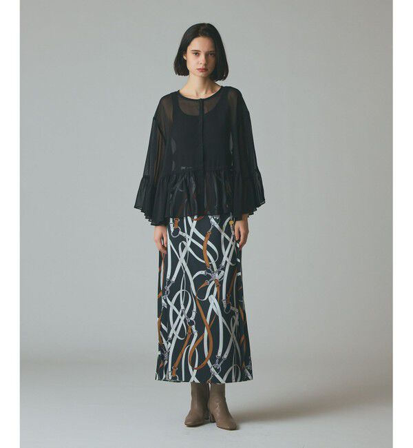 Grace Class「シフォンフリルポンチョ」|その他|