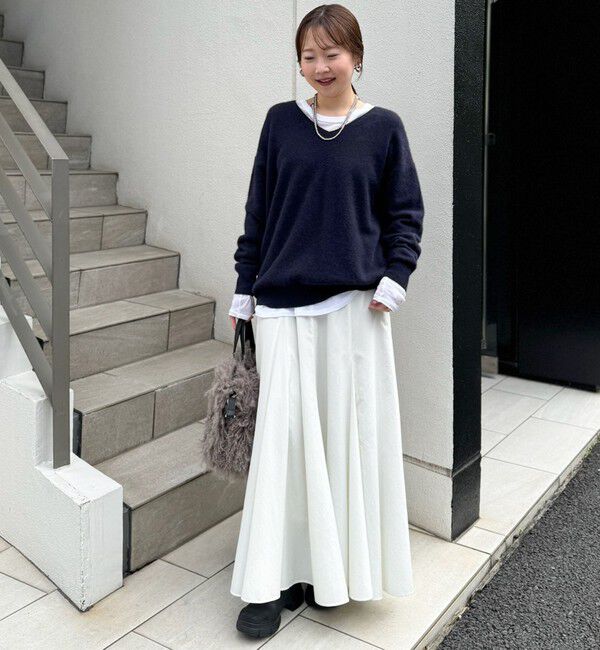 NOLLEY'S「【追加】【WEB＆一部店舗限定色あり】ウォッシャブルヴィンテージタフタマチ入りマキシスカート」|スカート|