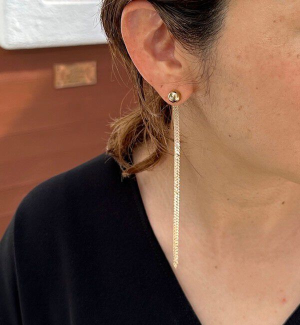 grace grace「【grace grace/グラスグラス】【PR林☆別注アイテム】ビジューロングイヤリング」|ピアス|