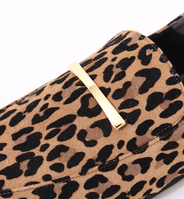 NOLLEY'S「レオパードスエードスリッパローファー」|ローファー|