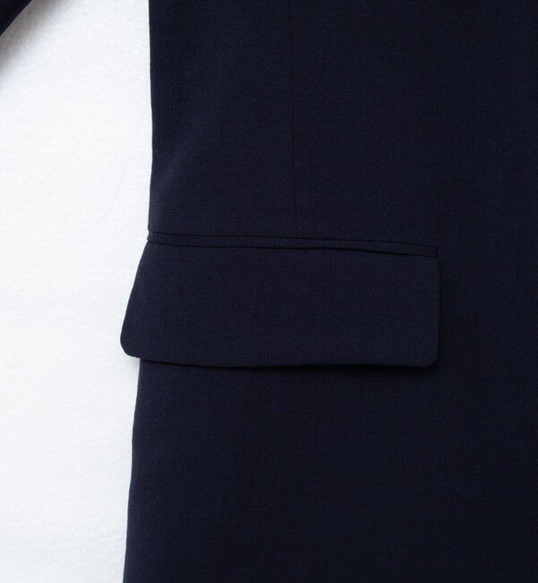 NOLLEY'S「ウォッシャブルエコボイルノーカラージャケット」|ノーカラージャケット|