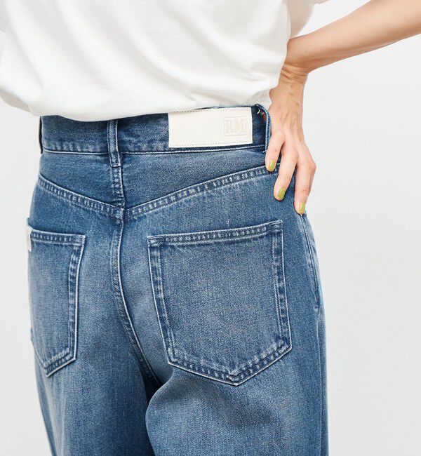 Rie Miller「【RM denim】ソフトルーズストレートデニム」|デニム|