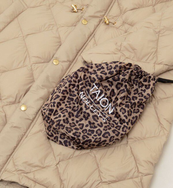 NOLLEY'S「【TAION/タイオン】別注ミドル丈Aラインフードダウン」|ダウン|