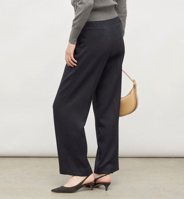 NOLLEY'S「《セットアップ対応》ウォッシャブルウール調セミワイドパンツ」|その他|