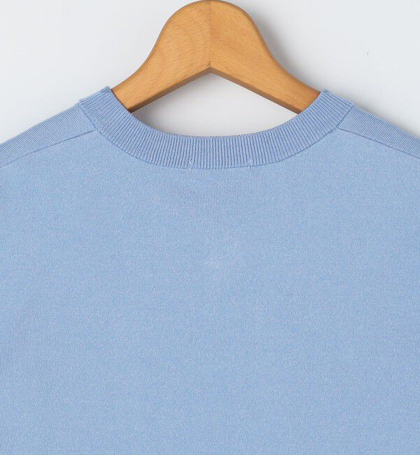 NOLLEY'S「《手洗い可能》くるみ釦シアークルーネックカーディガン」|カーディガン|