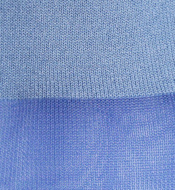 NOLLEY'S「《手洗い可能》くるみ釦シアークルーネックカーディガン」|カーディガン|