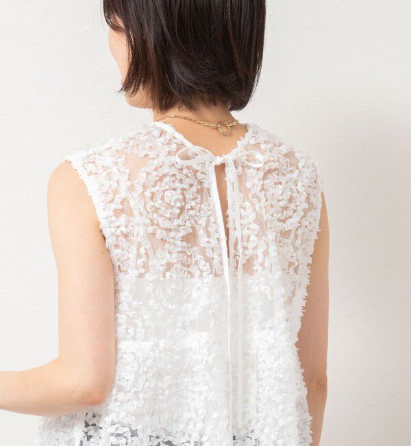 NOLLEY'S「フラワーチュールティアードブラウス」|シャツ・ブラウス|