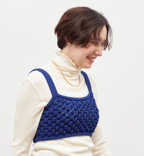 Laraaji「《手洗い可能》3D柄ビスチェ」|ニット・セーター|