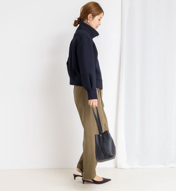 NOLLEY'S「《セットアップ対応》ウォッシャブルエアボールスタンドジップブルゾン」|ブルゾン・スタジャン|