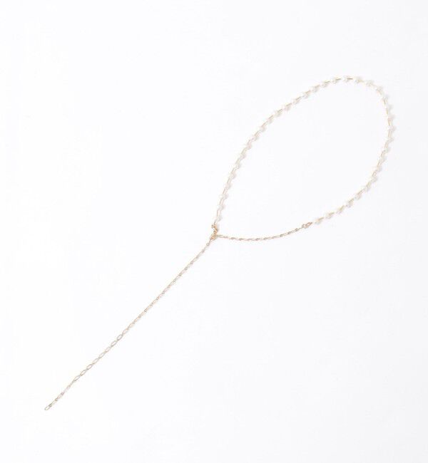 grace grace「【grace grace/グラスグラス】【WEB STAFF守屋☆】パイプ淡水パールネックレス」|ネックレス|