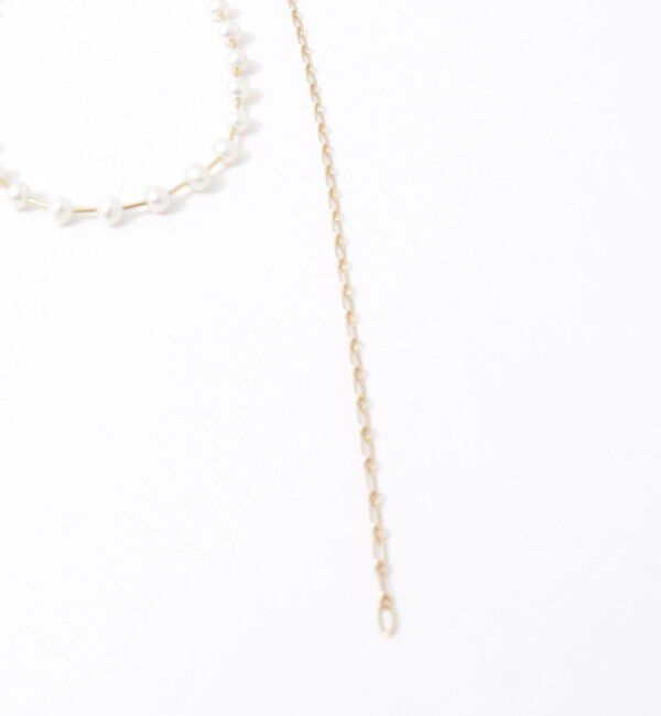 grace grace「【grace grace/グラスグラス】【WEB STAFF守屋☆】パイプ淡水パールネックレス」|ネックレス|