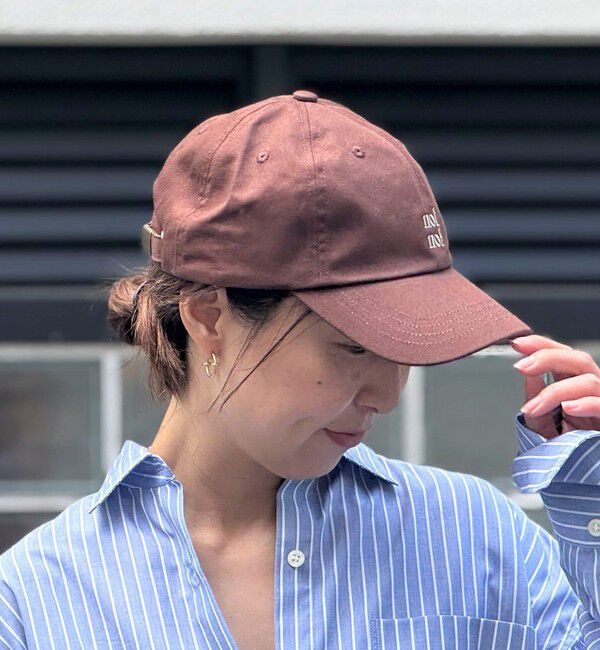 NOLLEY'S「【nolnol/ノルノル】ロゴ刺繍キャップ」|キャップ・キャスケット|