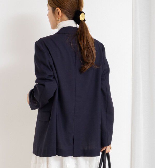 NOLLEY'S「ウォッシャブルダブルジャケット」|テーラードジャケット|