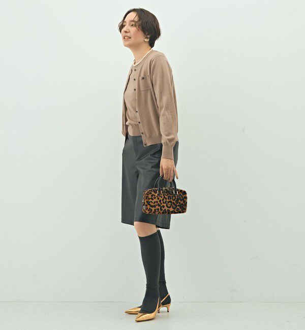 NOLLEY'S sophi「《アンサンブル対応》《手洗い可能》ウール100クルーネックカーディガン」|カーディガン|