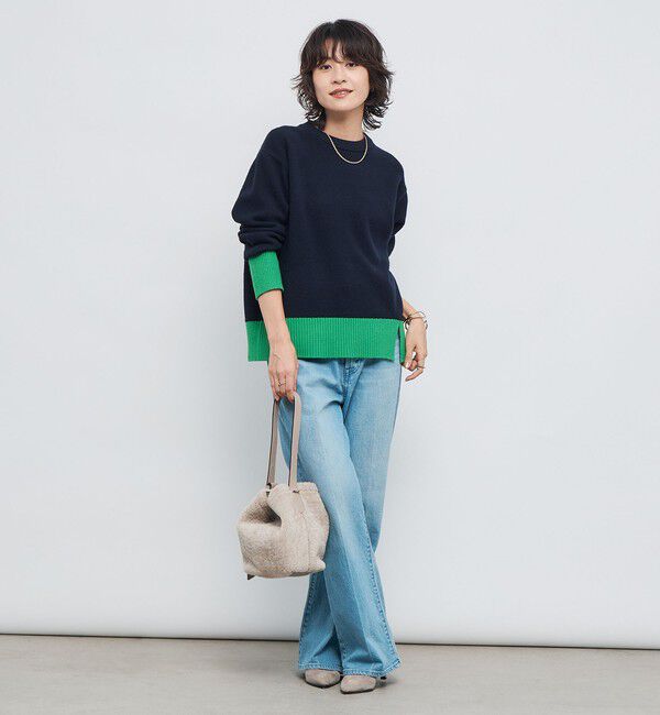 NOLLEY'S「5Gノアリスクルーネックプルオーバーニット」|ニット・セーター|