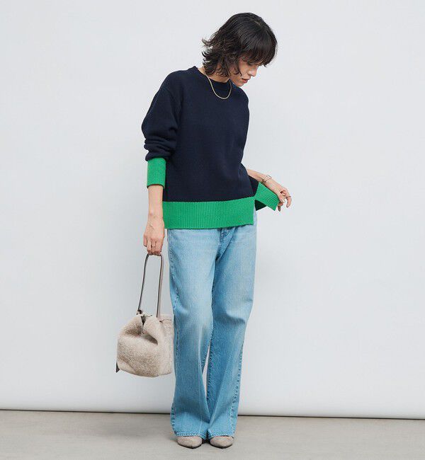 NOLLEY'S「5Gノアリスクルーネックプルオーバーニット」|ニット・セーター|