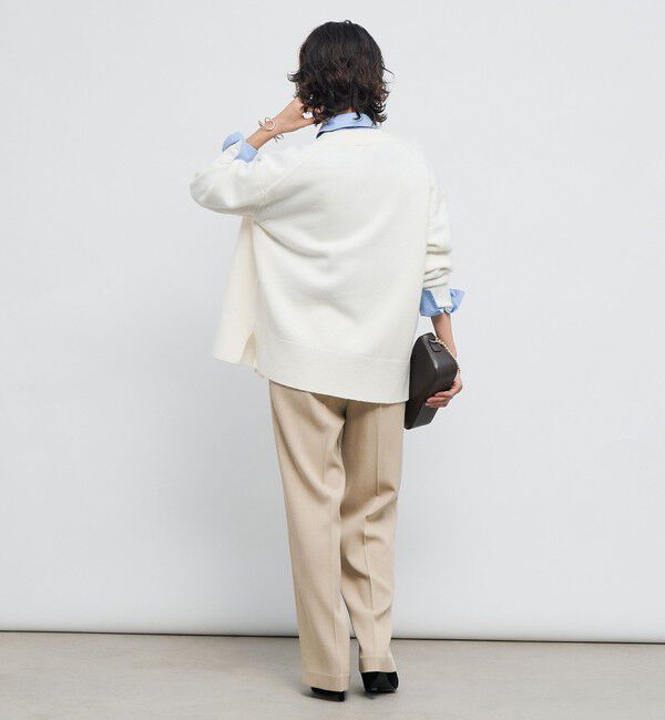 NOLLEY'S「5GノアリスゆったりVネックカーディガン」|カーディガン|