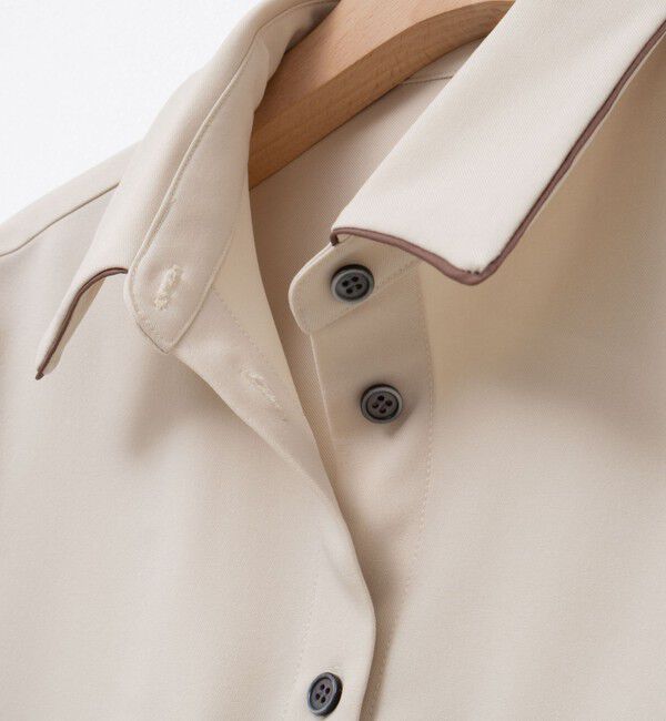 MAQWEL「【MAQWEL/マクウェル】パイピングシャツ」|シャツ・ブラウス|